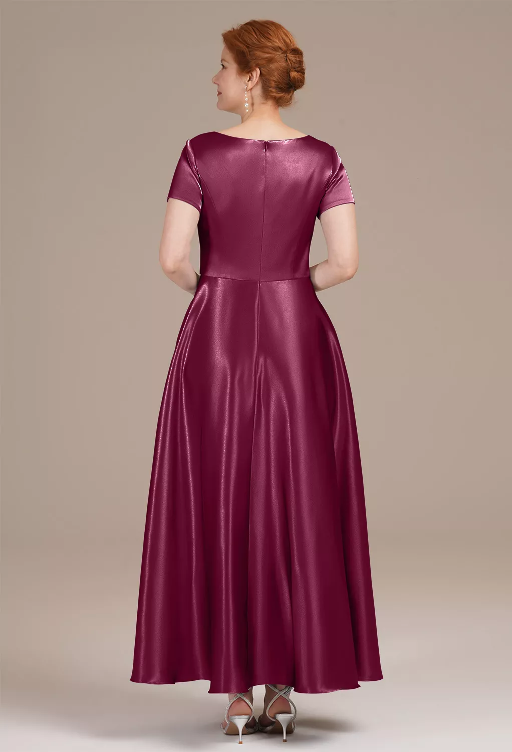 AW Omukama Burgundy  Mother of the Bride Dresses